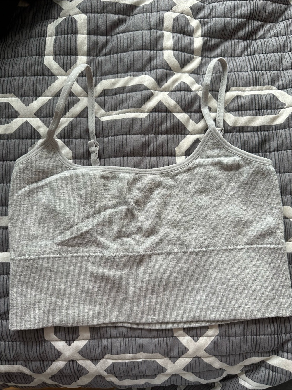 Garage Light Gray low back tank top